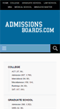 Mobile Screenshot of admissionsboards.com